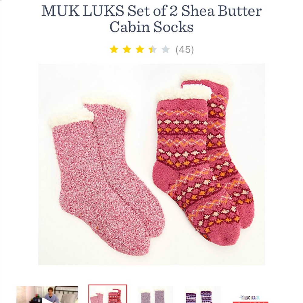 MUK LUKs Shea Cabin Socks Set